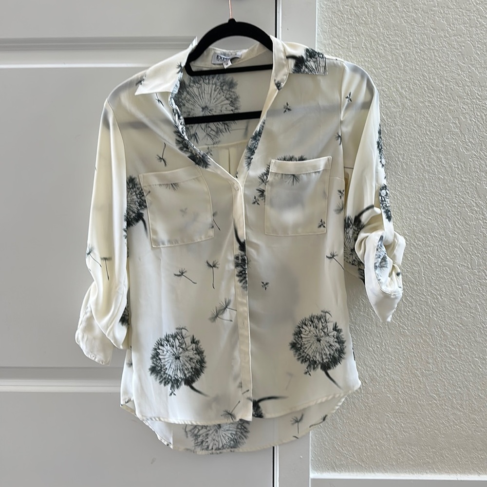 Express portofino slim fit blouse